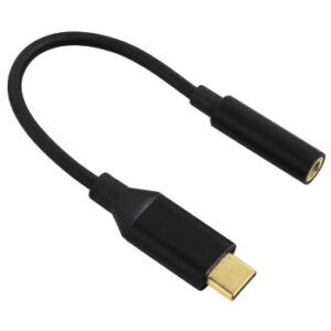 Adapt PC USB Tipo C M - Jack 3 5mm H Hama