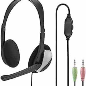 Auricular Jack C/Mic HS-P100 Negro Hama