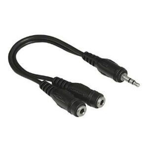 Cable 3 5St M   2x3 5St H 20cm Hama