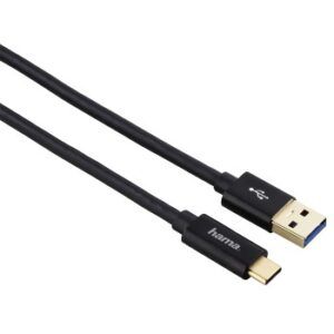 Cable PC USB Tipo C M - USB A 3 1 M 1m Hama
