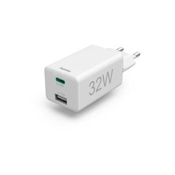 Carg 110-220V 32W USB-C USB-A QC/PD 00201691 Hama