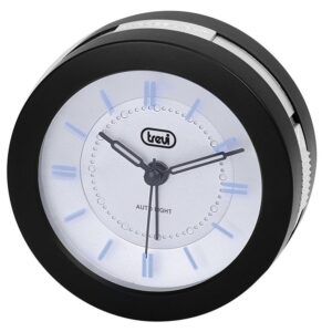 Despert Analog Silen C/Luz Negro Trevi