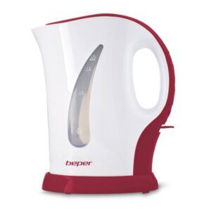 Hervidor 1 7L Blanco/Rojo Beper