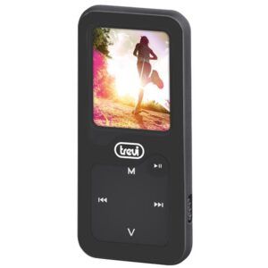 MP4 C/BT Radio Lec Tarjeta 8Gb Negro Trevi