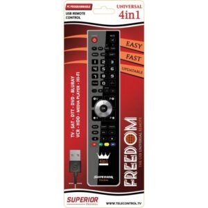 Mando 4en1 Prog USB Freedom SUPTUB003 Bk Superior