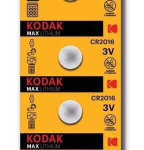 Pila Boton B 5  Ultra CR2016 3V Kodak