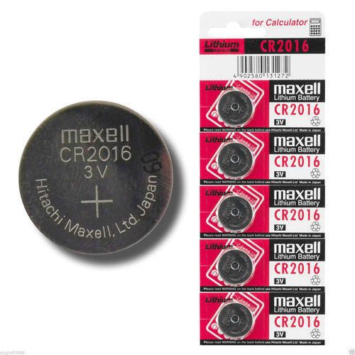 Pila Boton Pk x5 CR2016 3V Maxell