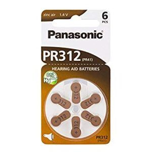 Pilas Alk Pk x6 Audifonos PR312 Panasonic