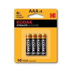 Pilas ExtraLife Alk Bx4 LR03/AAA 30951990 Kodak