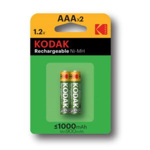 Pilas Rec  B 2  1000mAh LR03/AAA 30954021 Kodak