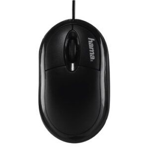 Raton PC Slim Con Cable USB Negro Hama