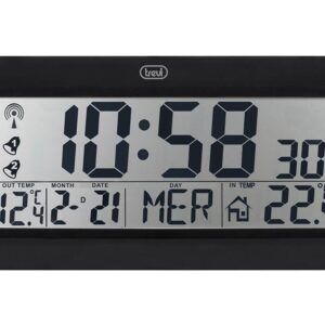 Reloj Pared Cal/Meteo Digi XXL OM 3540 D Bk Trevi