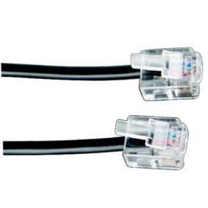 TELF Cable 6p4c M-6p4c M 2 1 m Negro Hama