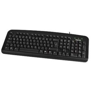 Teclado Basico  Negro PC K212 Hama