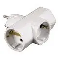 Dist Schuko 1M-3H 3600W 250V Blanco S/B Hamann